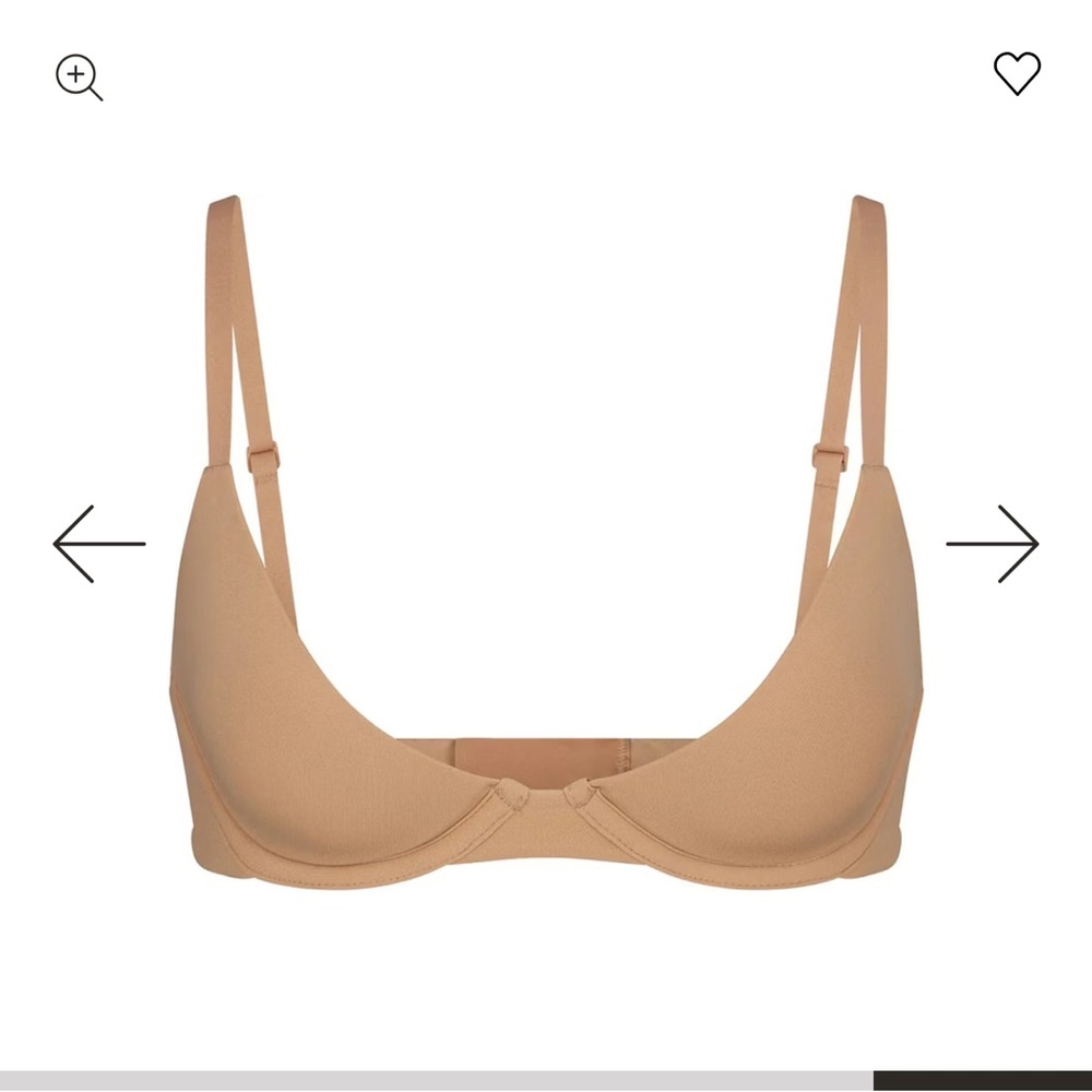 SKIMS Plunge Bra in Tan - Picture 2 of 2